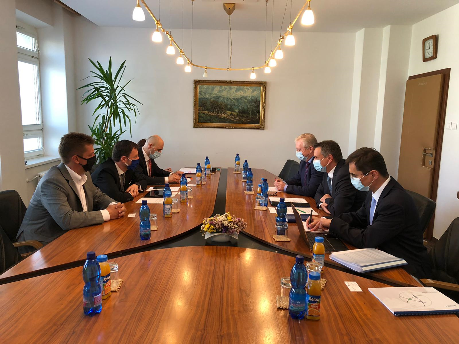 Stretnutie s ministrami financií a dopravy